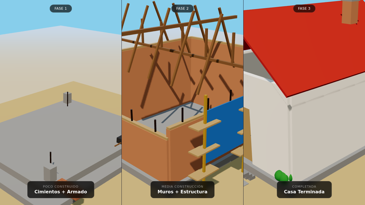 Construcción de casa 3D